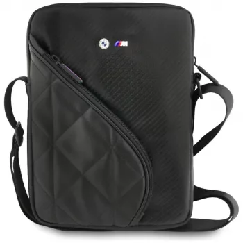 BMW Carbon Pockets & Metal Logo -kotelo musta iPhone X/XS