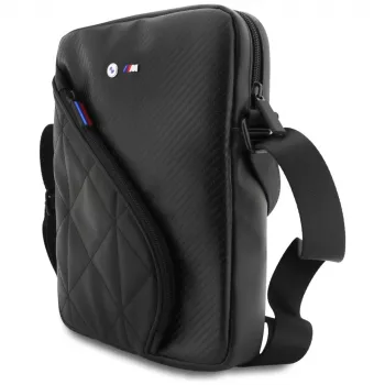 BMW Carbon Pockets & Metal Logo -kotelo musta iPhone X/XS