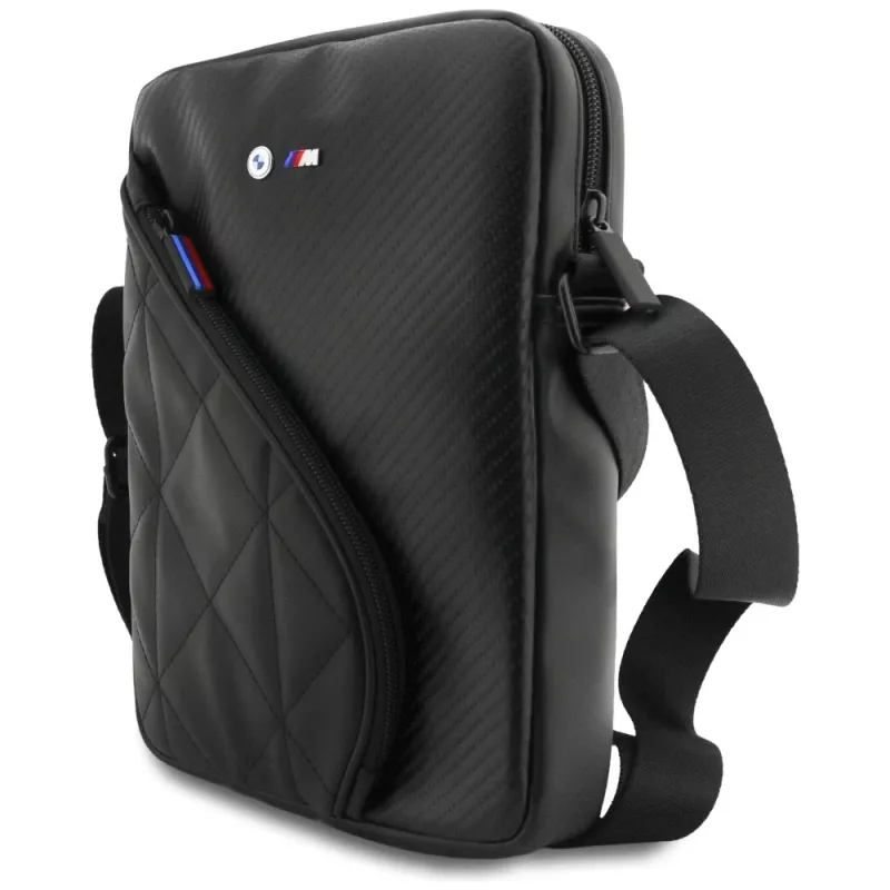 BMW Carbon Pockets & Metal Logo -kotelo musta iPhone X/XS