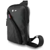 BMW CarbonPocket & Metal Logo Crossbody -puhelinlaukku musta