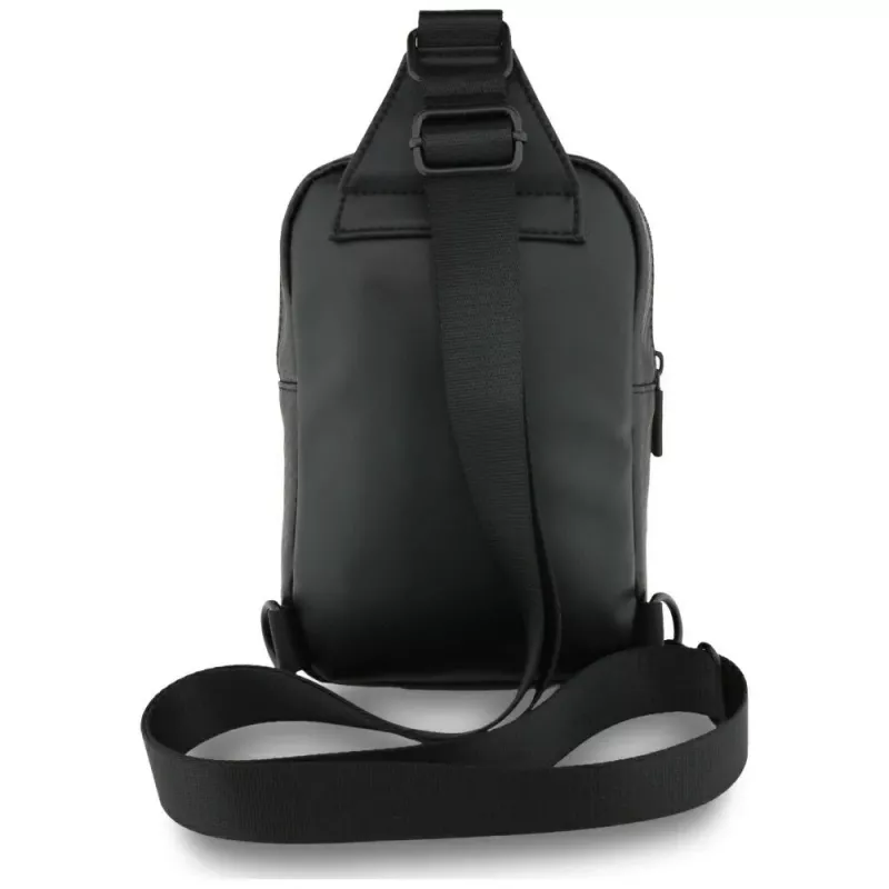 BMW CarbonPocket & Metal Logo Crossbody -puhelinlaukku musta