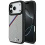 BMW M Tricolor Metal Logo MagSafe -kotelo iPhone 17 Pro harmaa