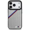 BMW M Tricolor Metal Logo MagSafe -kotelo iPhone 17 Pro harmaa