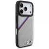 BMW M Tricolor Metal Logo MagSafe -kotelo iPhone 17 Pro harmaa