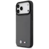 BMW M Quilted Logo MagSafe -kotelo iPhone 17 Pro Max antrasiitti
