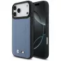 BMW M Quilted Logo MagSafe -kotelo iPhone 17 Pro Max sininen