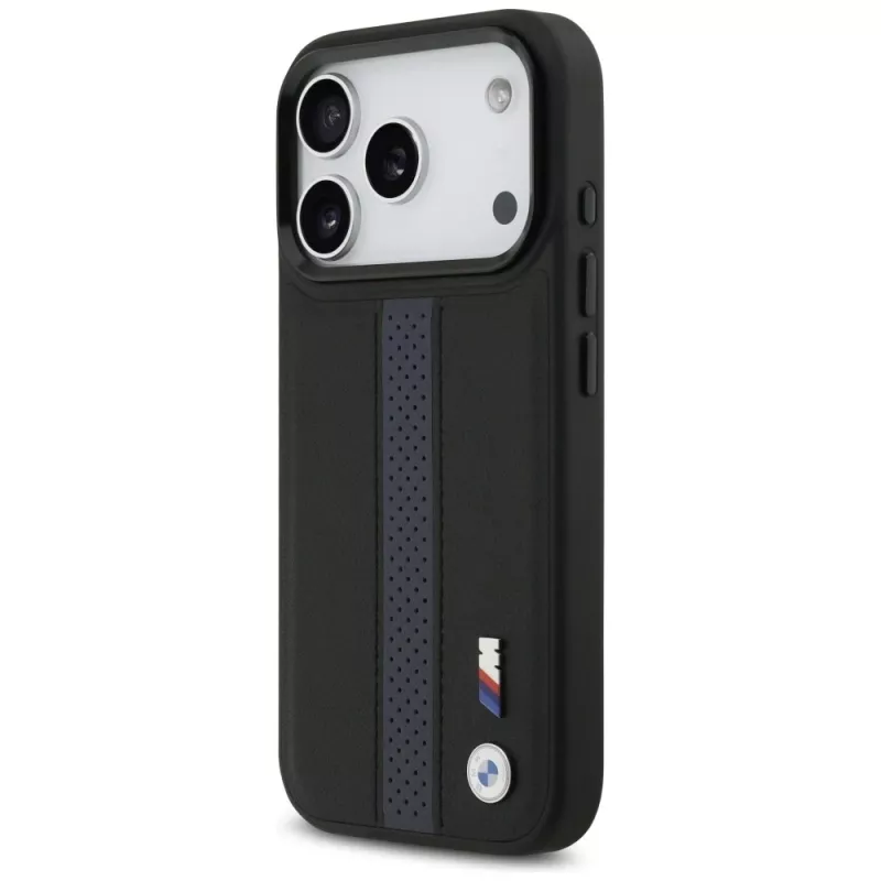 BMW M Perforated Stripe Logo MagSafe -kotelo iPhone 17 Pro sininen