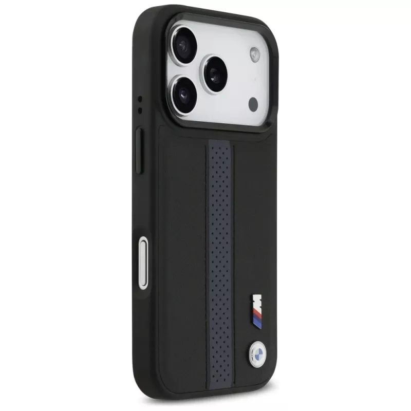 BMW M Perforated Stripe Logo MagSafe -kotelo iPhone 17 Pro sininen
