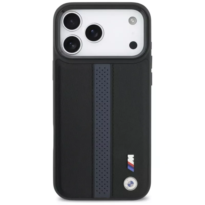 BMW M Perforated Stripe Logo MagSafe -kotelo iPhone 17 Pro Max sininen