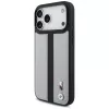 BMW M Perforated Stripe Logo MagSafe -kotelo iPhone 17 Pro Max harmaa