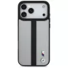 BMW M Perforated Stripe Logo MagSafe -kotelo iPhone 17 Pro Max harmaa