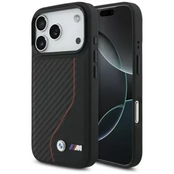 BMW M Carbon Line & Logo MagSafe -kotelo Apple iPhone 17 Pro punainen