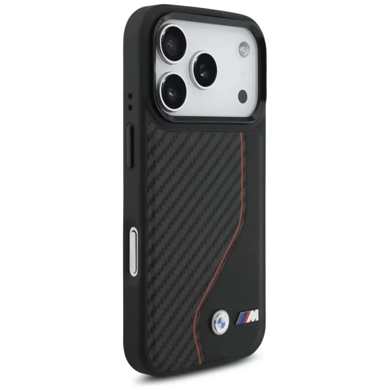 BMW M Carbon Line & Logo MagSafe -kotelo Apple iPhone 17 Pro punainen