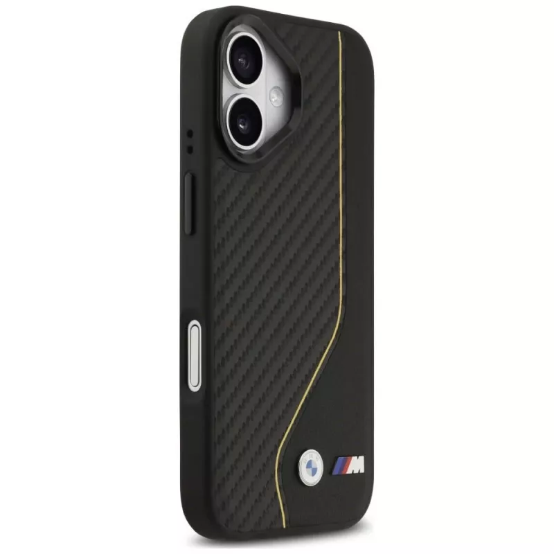 BMW M Carbon Line & Logo MagSafe -kotelo iPhone 17 keltainen