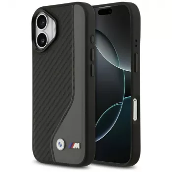 BMW M Carbon Logo MagSafe -kotelo iPhone 17 antrasiitti