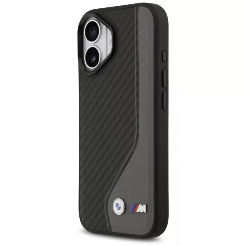 BMW M Carbon Logo MagSafe -kotelo iPhone 17 antrasiitti