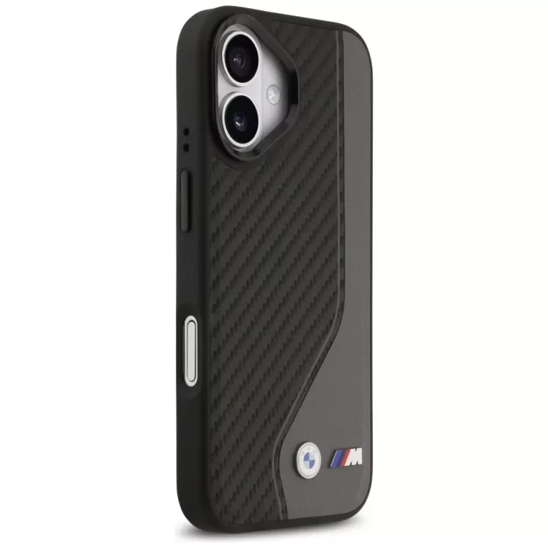BMW M Carbon Logo MagSafe -kotelo iPhone 17 antrasiitti
