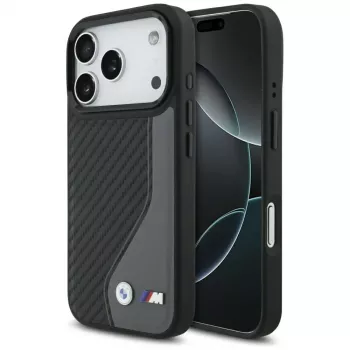 BMW M Carbon Logo MagSafe -kotelo iPhone 17 Pro antrasiitti