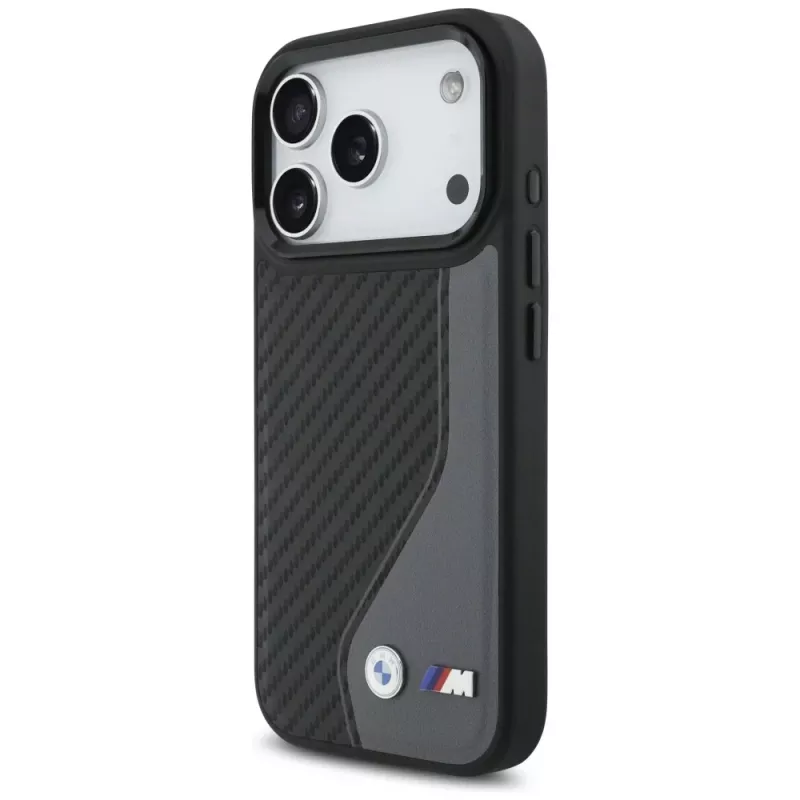 BMW M Carbon Logo MagSafe -kotelo iPhone 17 Pro antrasiitti