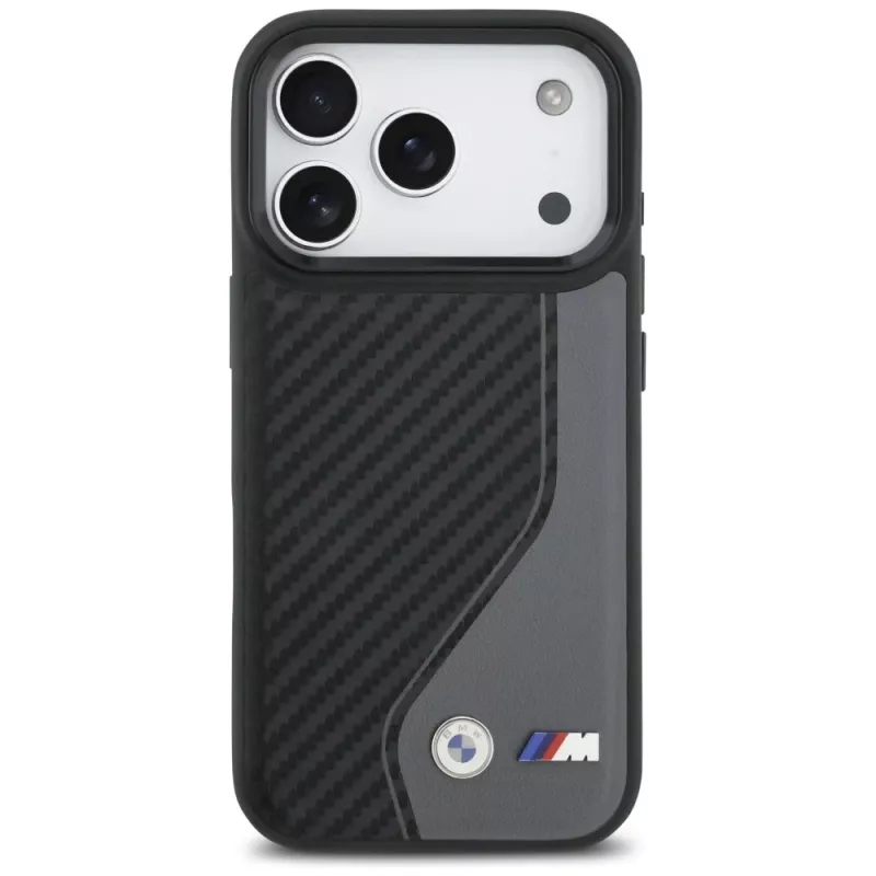 BMW M Carbon Logo MagSafe -kotelo iPhone 17 Pro antrasiitti