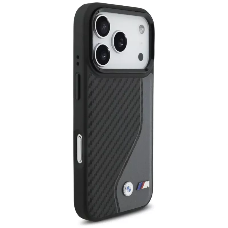 BMW M Carbon Logo MagSafe -kotelo iPhone 17 Pro antrasiitti