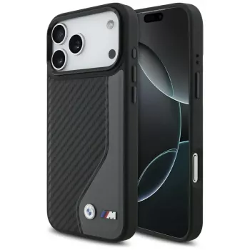 BMW M Carbon Logo MagSafe -kotelo Apple iPhone 17 Pro Max antrasiitti