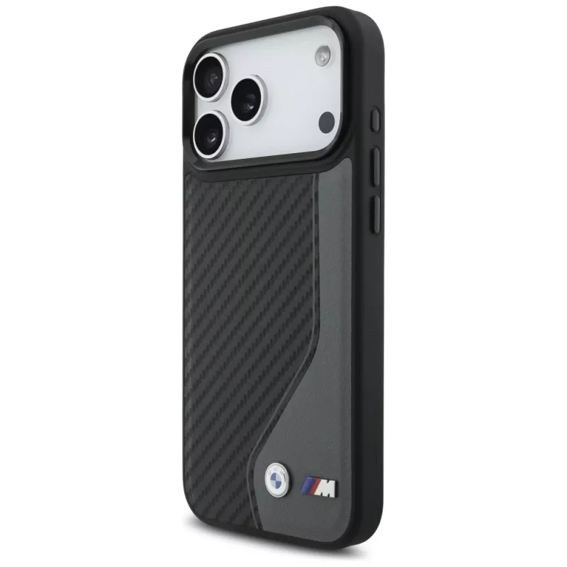 BMW M Carbon Logo MagSafe -kotelo Apple iPhone 17 Pro Max antrasiitti