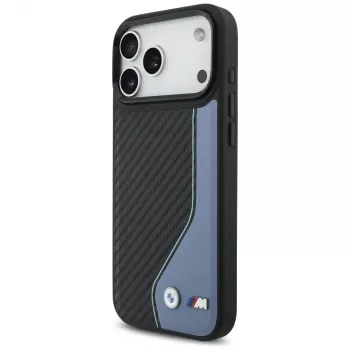 BMW M Carbon Logo MagSafe -kotelo iPhone 17 Pro Max sininen
