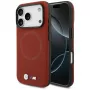 BMW M Series Metal Logo MagSafe Back Cover Apple iPhone 17 Pro, punainen