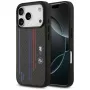 BMW M Kevlar Lines & Logo MagSafe Case iPhone 17 Pro musta