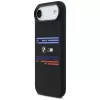 BMW M Silicon Horizontal Line MagSafe -kotelo iPhone Airille, musta