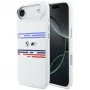 BMW M Silicon Horizontal Line MagSafe -kotelo iPhone Airille, valkoinen