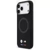 BMW M Silicon Logo MagSafe -kotelo iPhone 17 Pro Maxille, musta