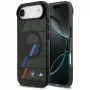 BMW M IML Metal Buttons Tricolor Lines MagSafe-suojakuori Apple iPhone Air -puhelimelle, musta