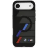 BMW M IML Metal Buttons Tricolor Lines MagSafe-suojakuori Apple iPhone Air -puhelimelle, musta