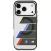 BMW M IML Metal Buttons Tricolor Lines MagSafe Case Apple iPhone 17 Pro, anthrazit