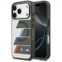 BMW M IML Metal Buttons TricolorLines MagSafe -kotelo iPhone 17 Pro Maxille, antrasiitti