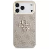 Guess 4G Big Classic Logo Big Strap Metal Buttons -suojakotelo iPhone 17 Pro Maxille, pinkki