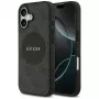 Guess 4G Circle Classic Logo MagSafe -kotelo iPhone 17:lle (musta)