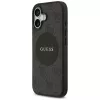 Guess 4G Circle Classic Logo MagSafe -kotelo iPhone 17:lle (musta)