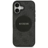 Guess 4G Circle Classic Logo MagSafe -kotelo iPhone 17:lle (musta)