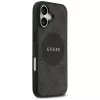Guess 4G Circle Classic Logo MagSafe -kotelo iPhone 17:lle (musta)