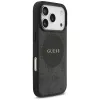 Guess 4G Circle Classic Logo MagSafe -kotelo iPhone 17 Prolle (musta)