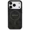 Guess 4G Ring Classic Logo MagSafe -kotelo iPhone 17 Prolle (musta)