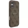 Guess 4G Ring Classic Logo MagSafe -kotelo iPhone 17 - ruskea
