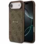 Guess 4G Ring Classic Logo MagSafe -kotelo iPhone Air, ruskea