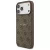 Guess 4G Ring Classic Logo MagSafe -kotelo iPhone 17 Pro Max (ruskea)