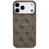 Guess 4G Ring Classic Logo MagSafe -kotelo iPhone 17 Pro Max (ruskea)
