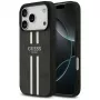 Guess 4G Printed Stripes MagSafe -kotelo iPhone 17 Pro (musta)