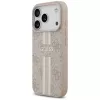 Guess 4G Printed Stripes MagSafe -kotelo iPhone 17 Pro (pinkki)